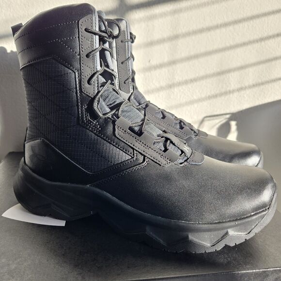 Under Armour 3024946 Men's UA Stellar‎ G2 Tactical Duty Boots Black Size 11.5 - Picture 1 of 13